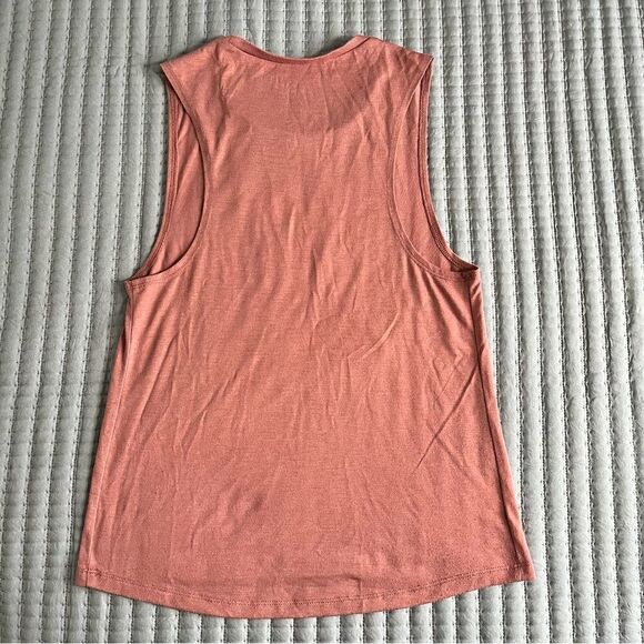 "Rosé All Day" Workout Athletic Muscle Tank Pink with White Lettering Size Small - Picture 6 of 9